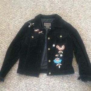 Suede leather jacket